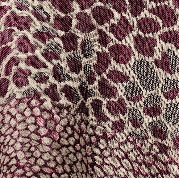 Animal Skin Oversized Scarf & Wrap 28"W x 68 L - Picture 4 of 5